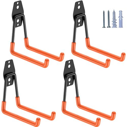 Garage Hooks Heavy Duty 4 Pack