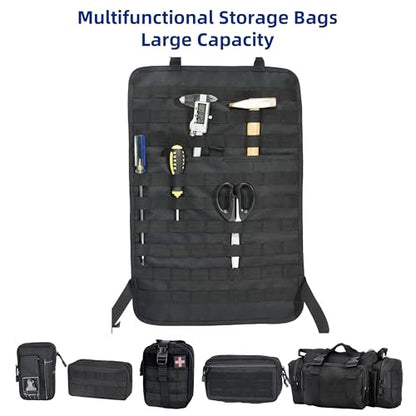 6 Pack Tactical Car Seat Back Organizer