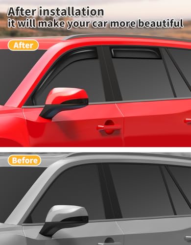Window Visors Rain Guards for Toyota Grand Highlander 2024 (4 Count)