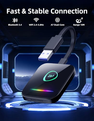 Wireless CarPlay Adapter & Android Auto Dongle