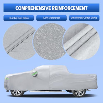 Truck Cover Waterproof All Weather Fit for GMC Sierra 1500 Short Bed