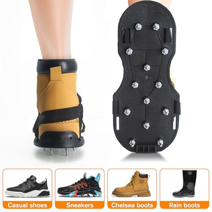 Epoxy Floor Spiked Shoes Fully Assembled Gunite Spiked Shoes with 3 (2 Count)
