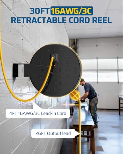 Retractable Extension Cord Reel