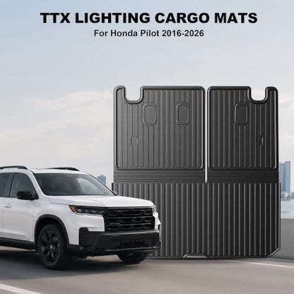 Cargo Mat & Backrest Mat Fit for Honda Pilot 2016