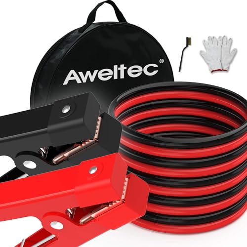 0 Gauge 25 Feet Heavy Duty Jumper Cables (25 Foot)