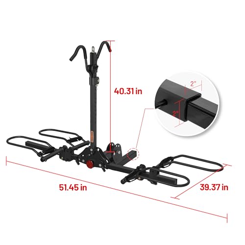 Foldable 2 Bike Rack (2 Count)
