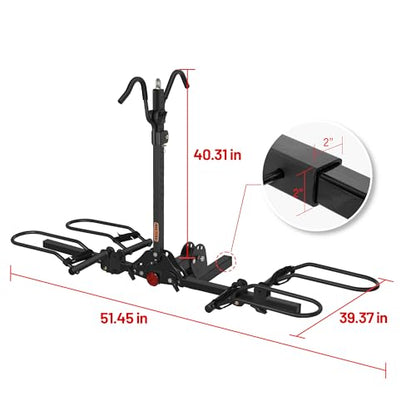 Foldable 2 Bike Rack (2 Count)