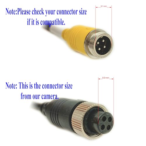 Bus Truck Vehicle Backup Cameras Wide View Angle cab cam Rearview Reverse Waterproof Night Vision 4 PIN Cam for Travel Trailer