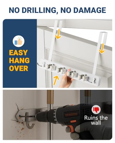 Broom Holder Door Mount