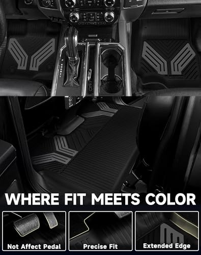 Premium Color TPE Floor Mats for Ford F