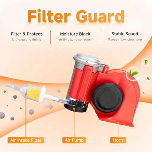 Train Horns kit for trucks Air Horn for Motorcycle Car Horn Super Loud
