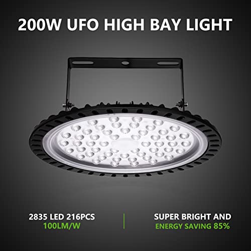 5 PACK 200W UFO LED High Bay Light (5 Count)