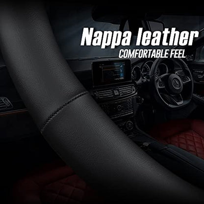 Nappa Premium Leather car Steering Wheel Cover