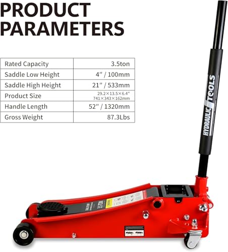 3.5 Ton Low Profile Floor Jack