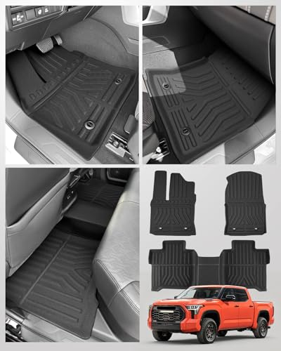 Floor Mats for Toyota Tundra CrewMax Cab 2022