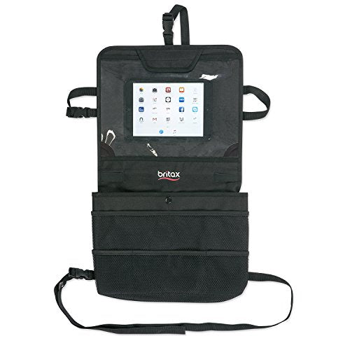 View-N-Go Backseat Car Organizer with Tablet Holder | Crash Tested + Waterproof Backing + Extra Storage Pockets (14.08 Ounce)