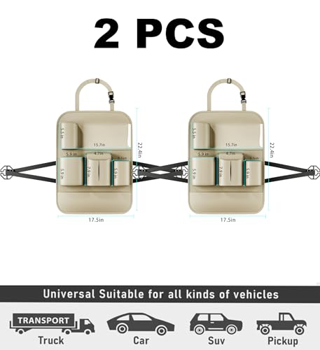 Backseat Car Organizer with Touch Screen