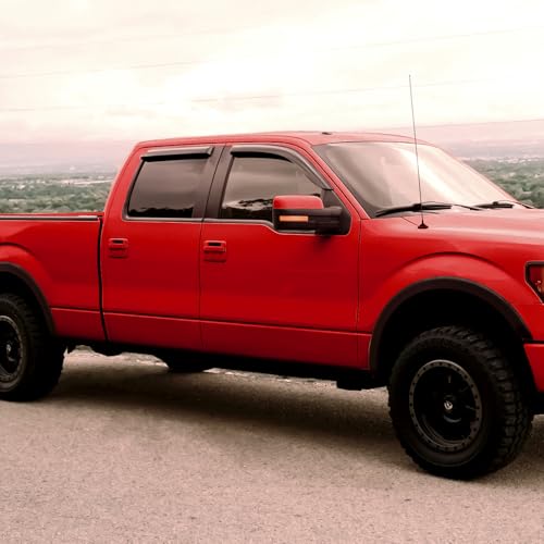 Tape on Extra Durable Rain Guards for Trucks Ford F (4 Count)