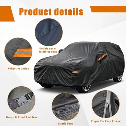 7 Layers Waterproof Hatchback Car Cover for Subaru Impreza 1992