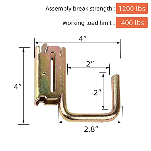 10 Pack E Track Steel J (10 Count)
