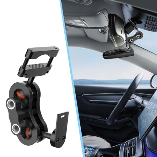 Radar Detector Rearview Mirror Rod Mount and Radar Power Cord Hardwired Kit