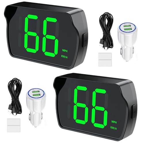 GPS Digital Speedometer for Car MPH (2 Count)