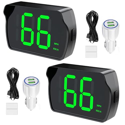 GPS Digital Speedometer for Car MPH (2 Count)