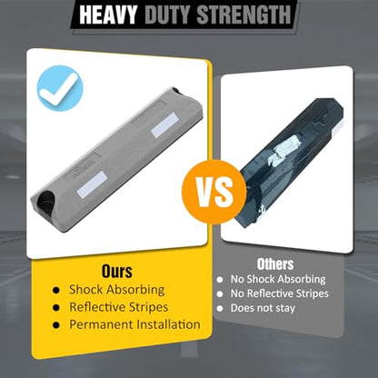 22 Inch Rubber Parking Curbs
