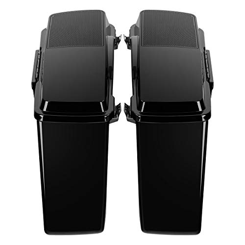 Motorcycle Saddlebags Hard Saddle Bags W (2 Count)