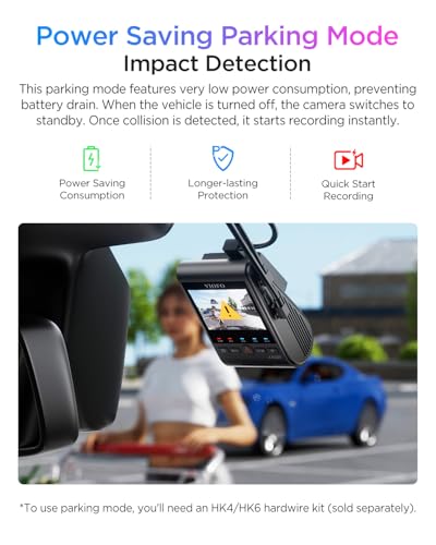 A329S 4K 60FPS Dash Cam Front and Rear