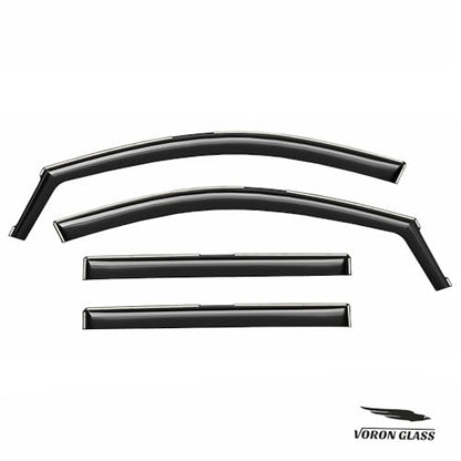 in Channel Extra Durable Rain Guards for Chevrolet