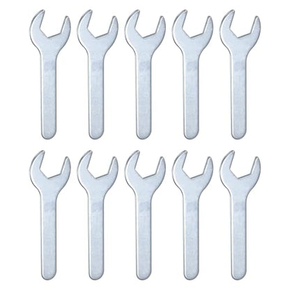 10pcs Small Wrench Open End Wrench 22x126x2.8mm Metric U (10 Count)