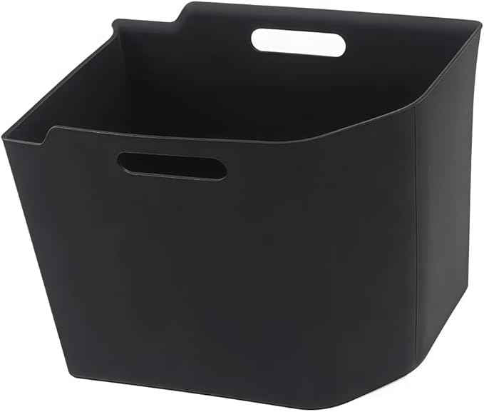 GGCLIMAX Car Organizer Rear Trunk Side Storage Box Compatible with Tesla Model X 2022-2023 Silicone Trunk Organizer Bins Black/Gray 3 Positions: Left Upper/Right/Left Under(Left Under Black)