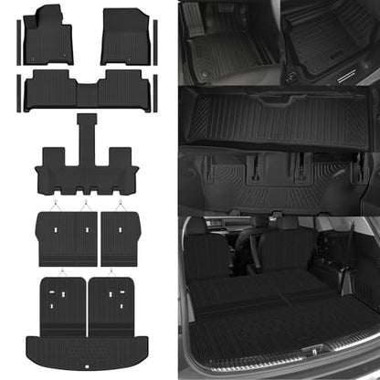 Custom Fit Floor Mats for Kia Sorento Hybrid 7 Seats 2021