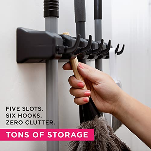 EXTRA GRIP Mop & Broom Holder Wall Mount (2 Count)