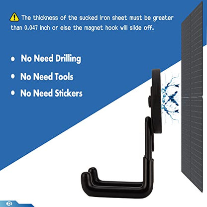 2 Pcs Magnetic Hook Heavy Duty (2 Count)
