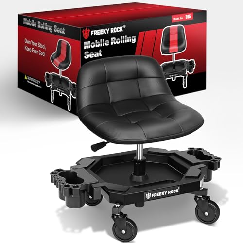 Rolling Stool with Wheels