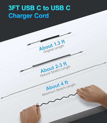 USB C to C Charger Cable [2 (2 Count)