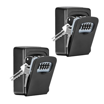 Key Lock Box Wall Mounted (2 Count)