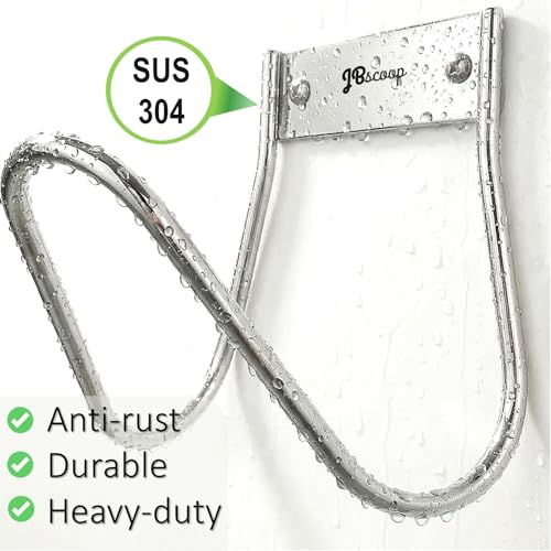 Garden Hose Holder Stainless Steel Small Wall Mount Garden Hose Hook