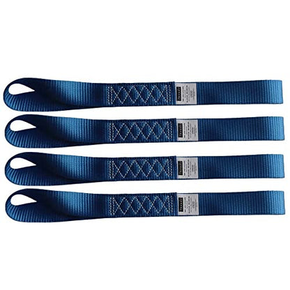 Heavy Duty Soft Loop Tie Down Straps (4 Count)