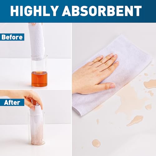 White Microfiber Towels (150 Count)