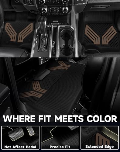 Premium Color TPE Floor Mats for Ford F