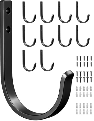10 Pack 22LB Wall Hooks for Hanging Towel (10 Count)