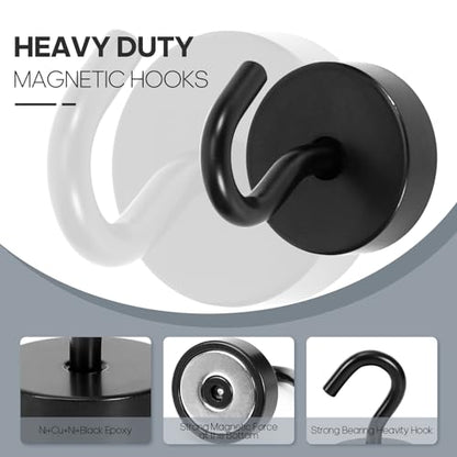 Magnetic Hooks Steel Tube Design for Cruise (10 Count)