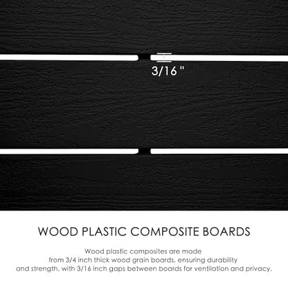 50" W x 48" H Privacy Screens Fence Panel Specifically for Hard Surfaces (10 Count)