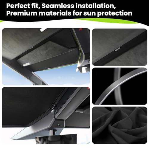 Cybertruck Sun Shade Windshield Sun Visor for 2026 2025 2024 Tesla Cybertruck