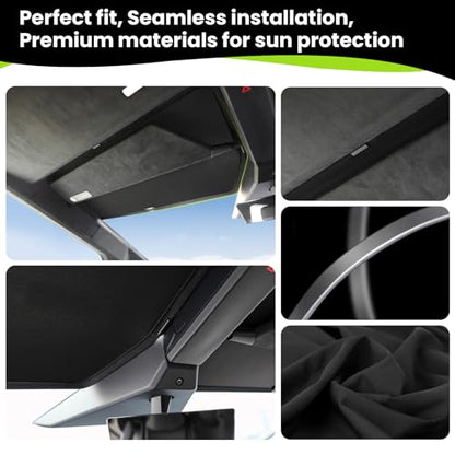 Cybertruck Sun Shade Windshield Sun Visor for 2026 2025 2024 Tesla Cybertruck