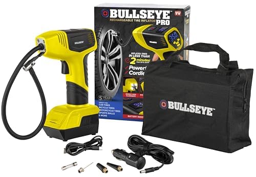Bullseye Pro Tire Inflator Portable Air Compressor