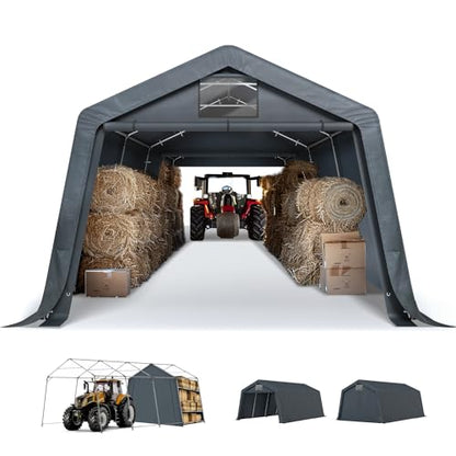Carport Storage Shed 13x22 Portable Heavy Duty Shelter